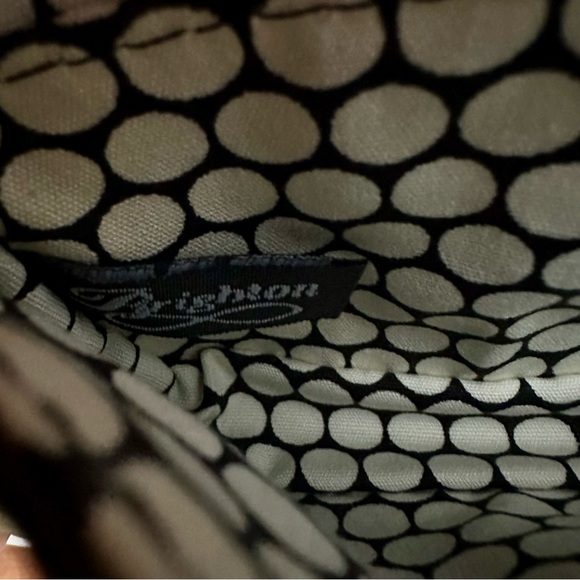 Vintage Brighton Leather Mini Stitched Flower Adjustable Crossbody Purse - Picture 13 of 16